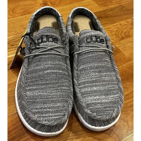 NEW Hey Dude Wally Stretch Grant Slip On Casual Loafers Size 8 Men’s Gray main image 6